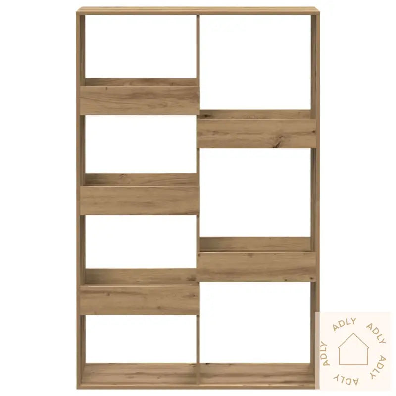 Bokhylle Artisan Eik 100X33X155,5 Cm Konstruert Tre