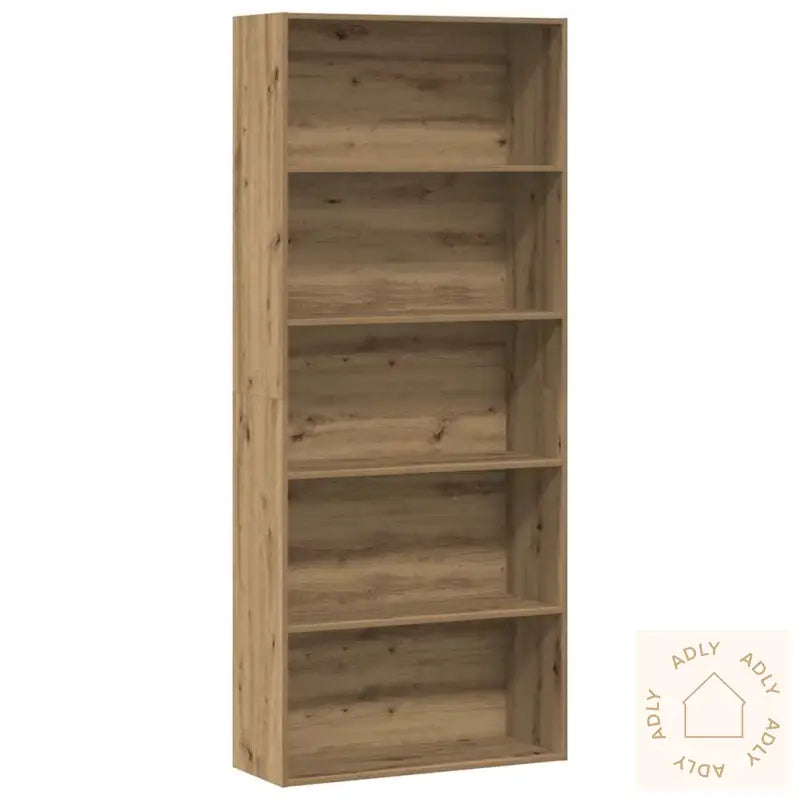 Bokhylle Artisan Eik 80X30X189 Cm Konstruert Tre