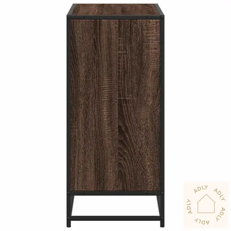 Bokhylle Brun Eik 80,5X35X76 Cm Konstruert Tre
