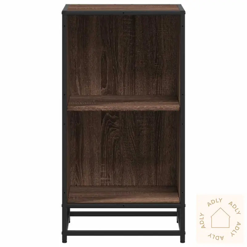 Bokhylle Brun Eik 40X35X76 Cm Konstruert Tre