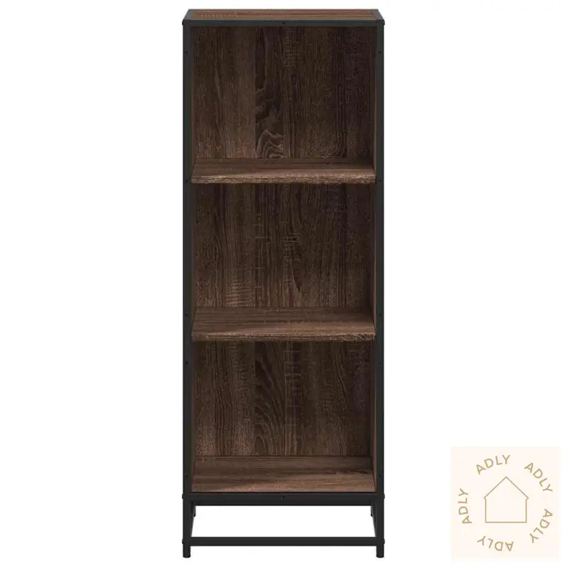 Bokhylle Brun Eik 40X35X107,5 Cm Konstruert Tre