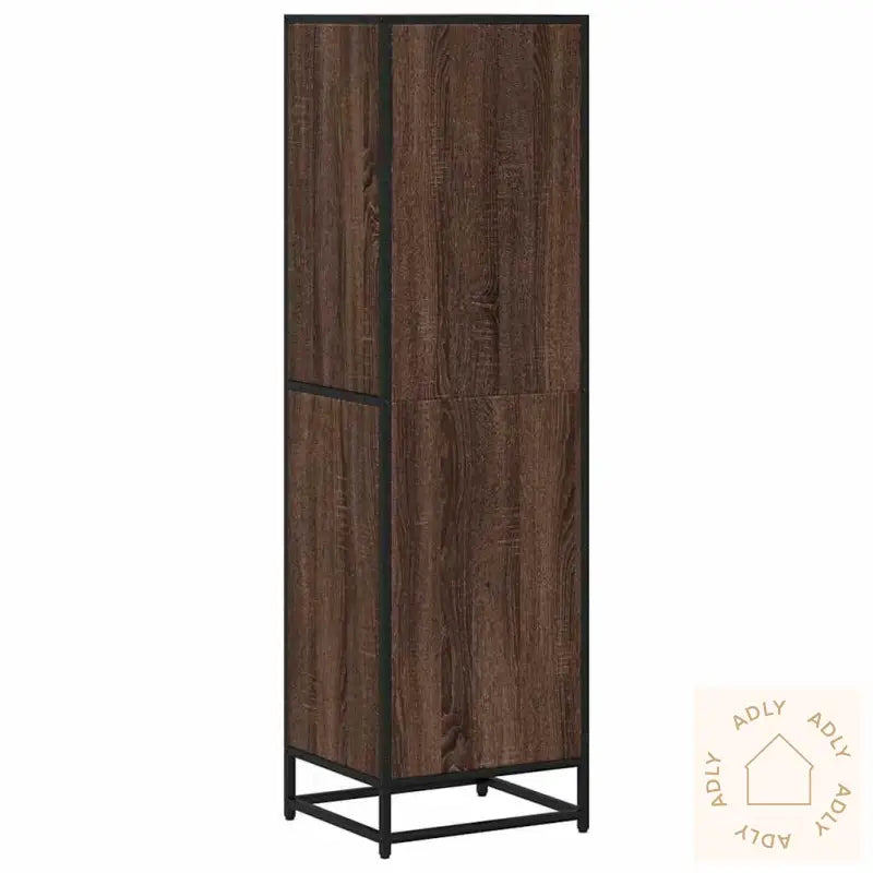 Bokhylle Brun Eik 40X35X139 Cm Konstruert Tre