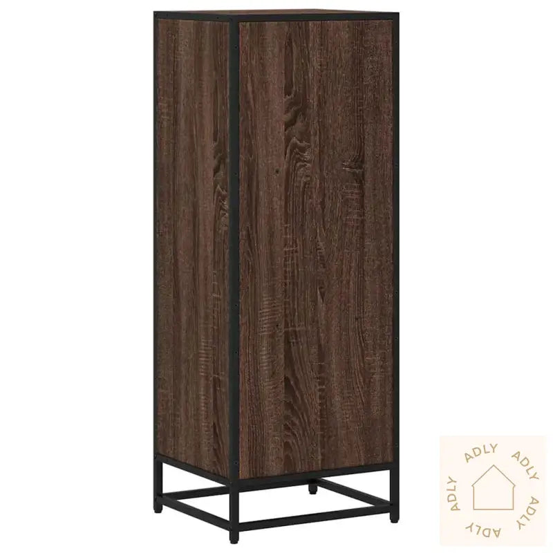 Bokhylle Brun Eik 40X35X107,5 Cm Konstruert Tre