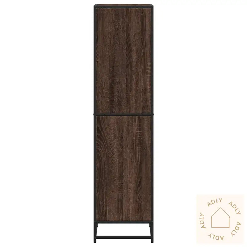 Bokhylle Brun Eik 40X35X139 Cm Konstruert Tre