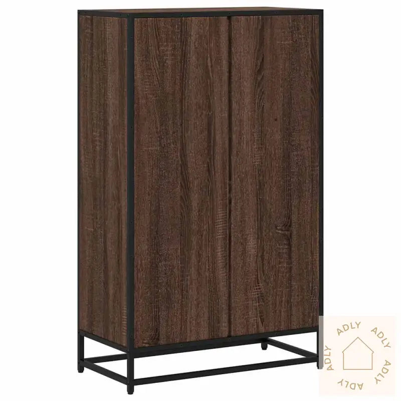 Bokhylle Brun Eik 65,5X33X107,5 Cm Konstruert Tre