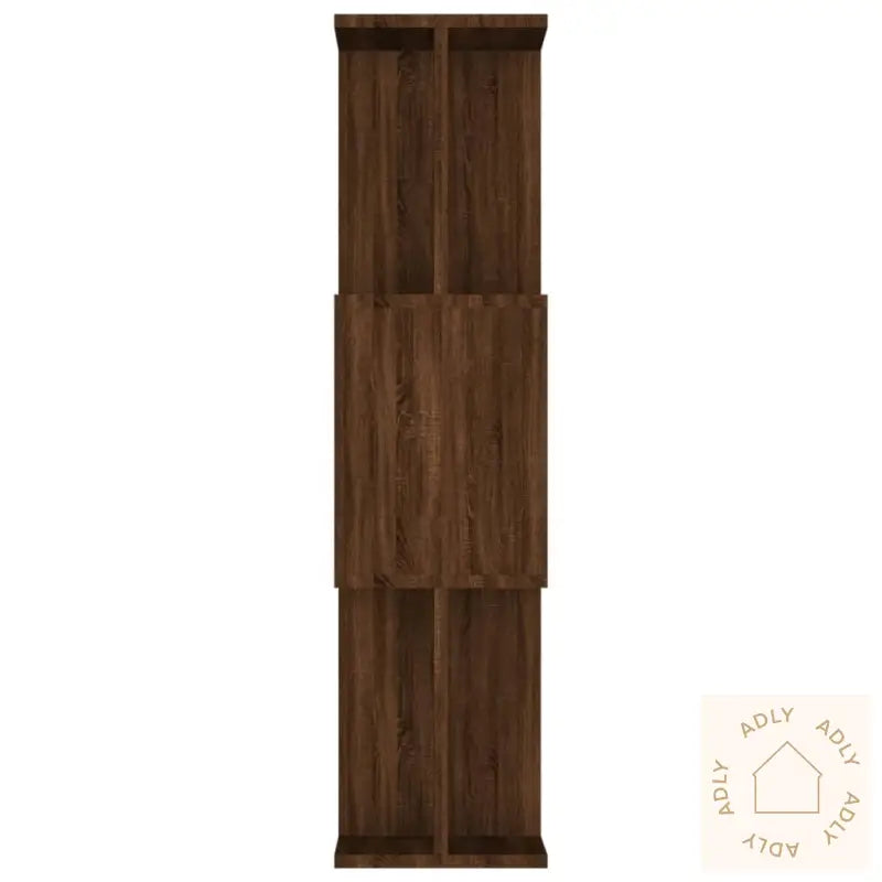 Bokhylle/Romdeler Brun Eik 80X24X96 Cm Konstruert Tre