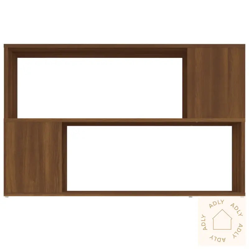 Bokhylle Brun Eik 100X24X63 Cm Konstruert Tre