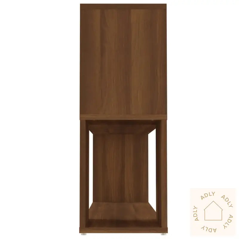 Bokhylle Brun Eik 100X24X63 Cm Konstruert Tre