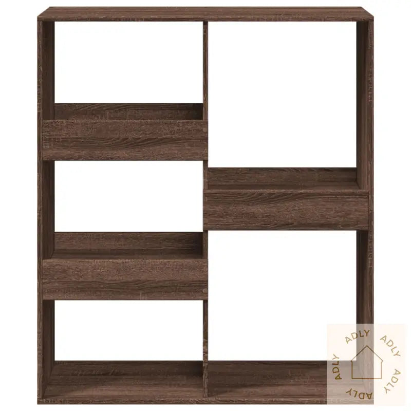 Bokhylle/Romdeler Brun Eik 100X33X115 Cm