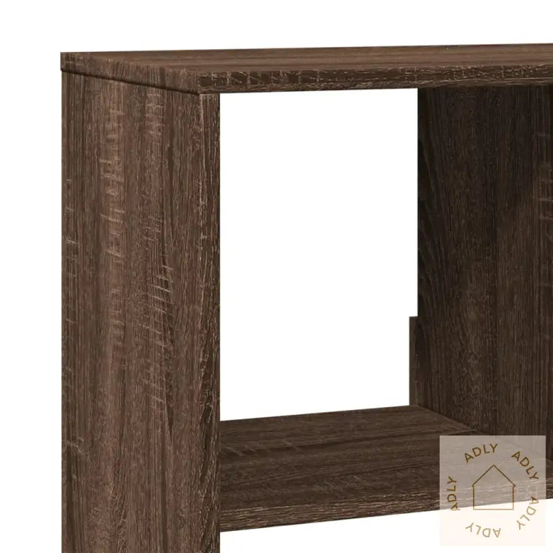 Bokhylle Brun Eik 100X33X156,5 Cm Konstruert Tre