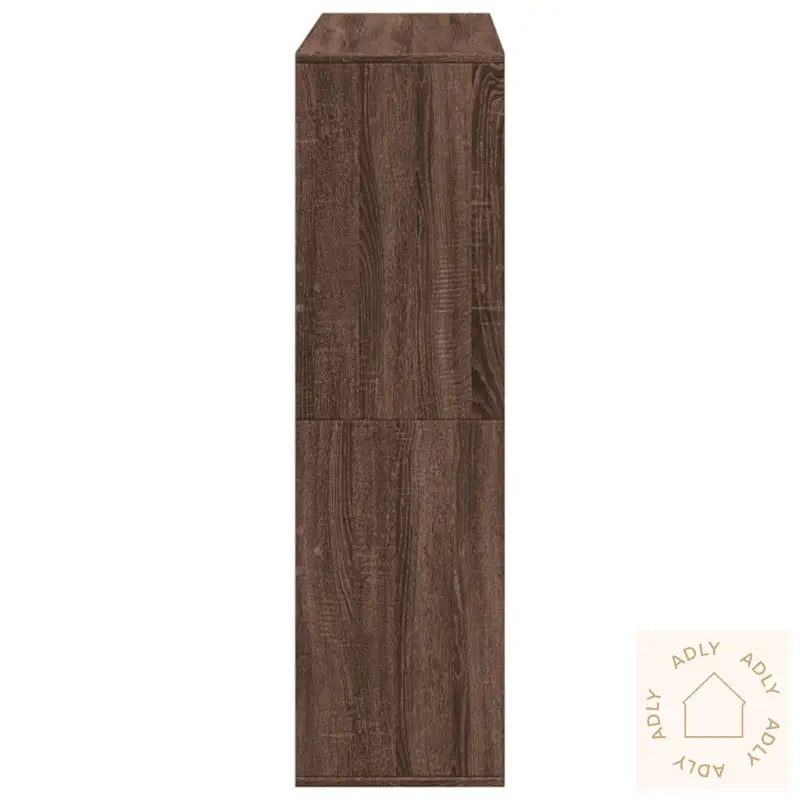 Bokhylle/Romdeler Brun Eik 100X33X115 Cm