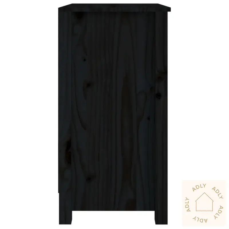 Bokhylle Svart 50X35X68 Cm Heltre Furu