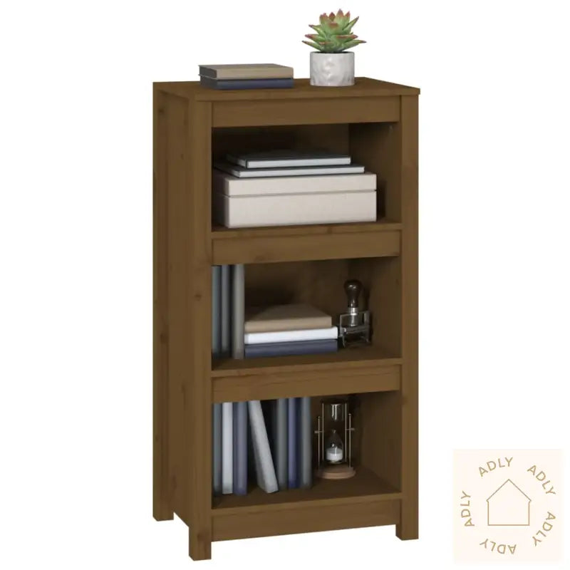 Bokhylle Honningbrun 50X35X97 Cm Heltre Furu