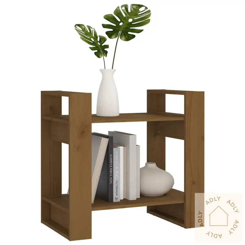 Bokhylle/Romdeler Honningbrun 60X35X57 Cm Heltre