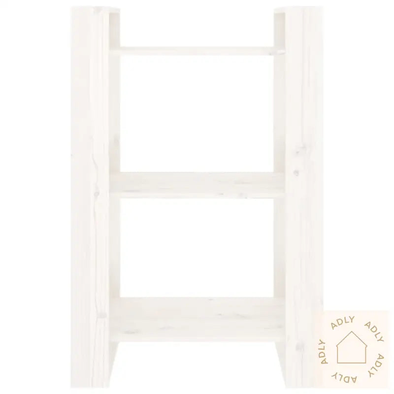 Bokhylle/Romdeler Hvit 60X35X91 Cm Heltre Furu