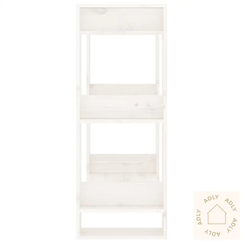Bokhylle/Romdeler Hvit 60X35X91 Cm Heltre Furu