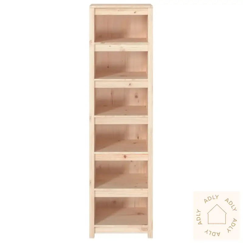 Bokhylle 50X35X183 Cm Heltre Furu