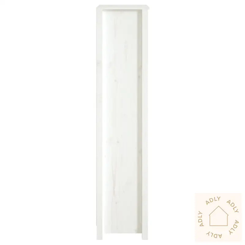 Bokhylle Hvit 50X35X154Cm Heltre Furu