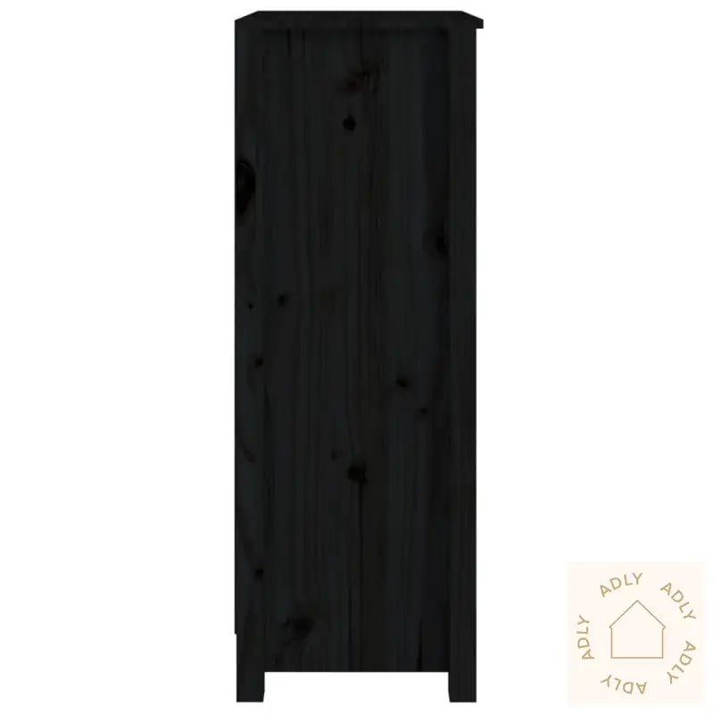 Bokhylle Svart 50X35X97 Cm Heltre Furu