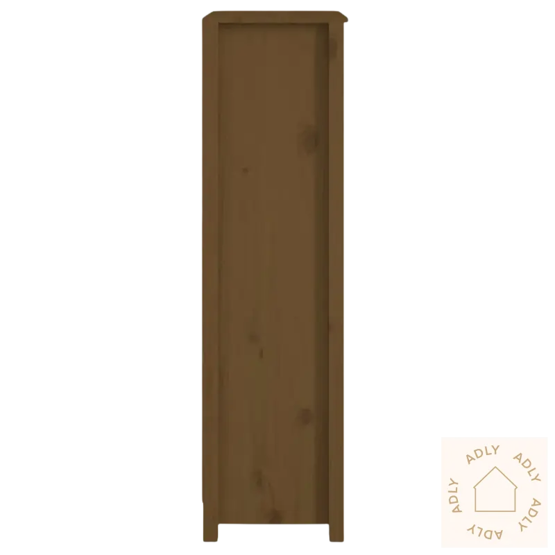 Oljet trehylle i heltre furu, klassisk design, perfekt for moderne hjem