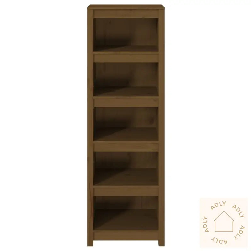 Bokhylle Honningbrun 50X35X154 Cm Heltre Furu