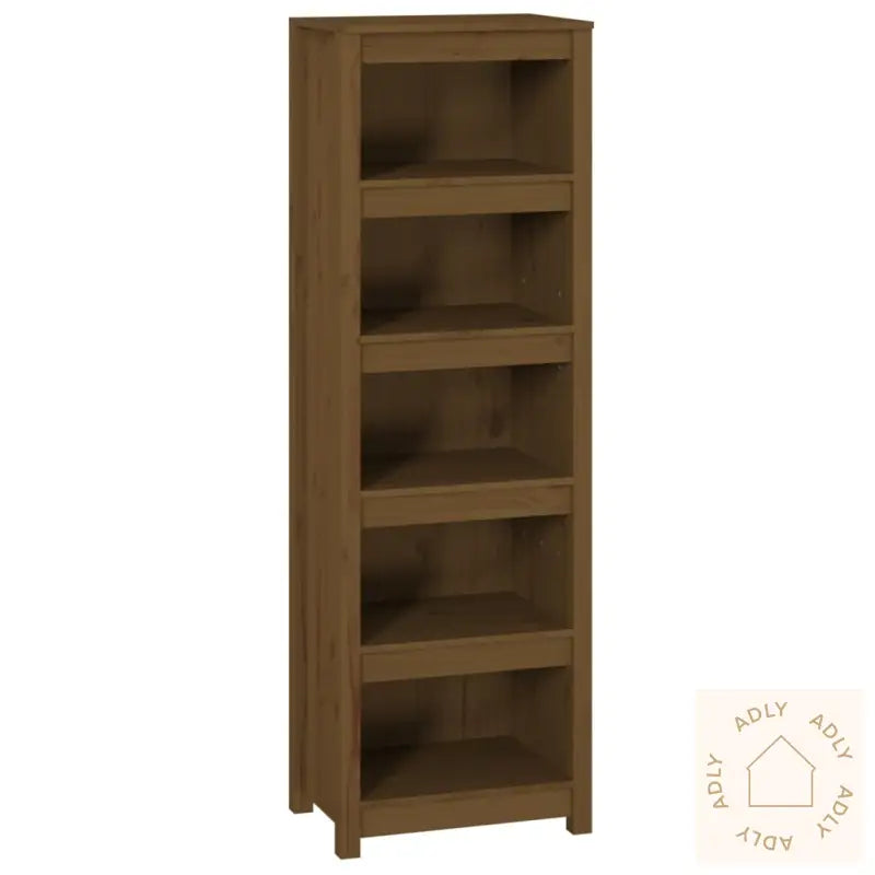 Bokhylle Honningbrun 50X35X154 Cm Heltre Furu