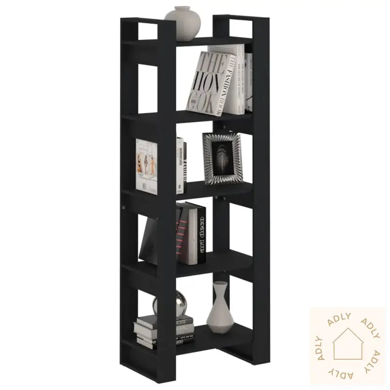 Bokhylle/Romdeler Svart 60X35X160 Cm Heltre