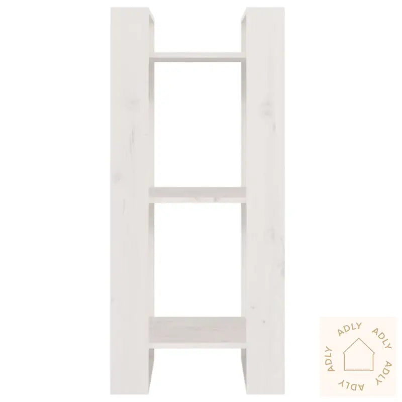 Bokhylle/Romdeler Hvit 41X35X91 Cm Heltre Furu