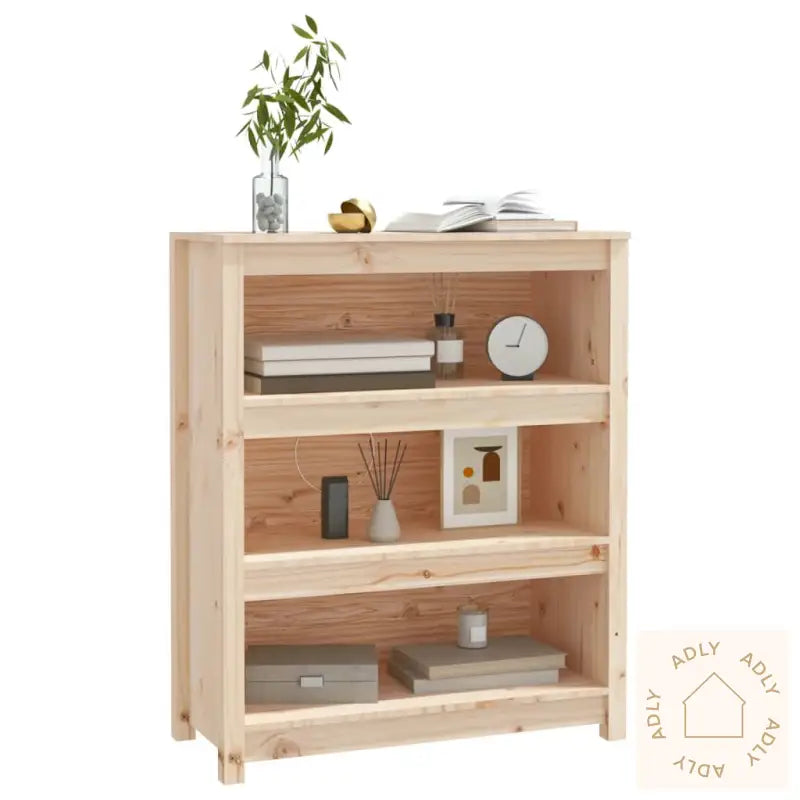Bokhylle 80X35X97 Cm Heltre Furu