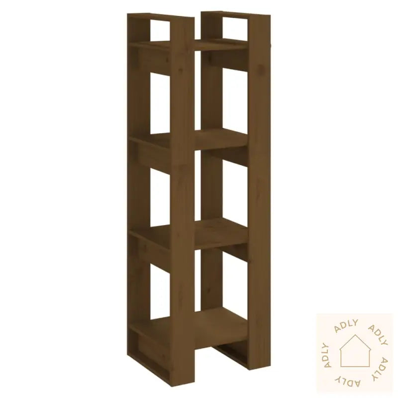 Bokhylle/Romdeler Honningbrun 41X35X125 Cm Heltre