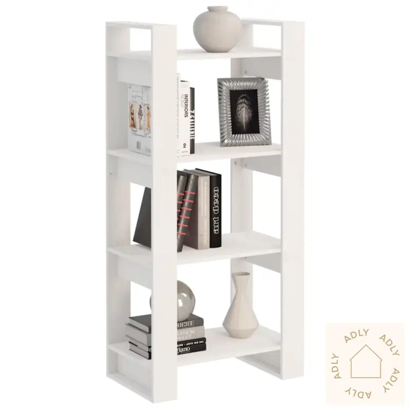 Bokhylle/Romdeler Hvit 60X35X125 Cm Heltre