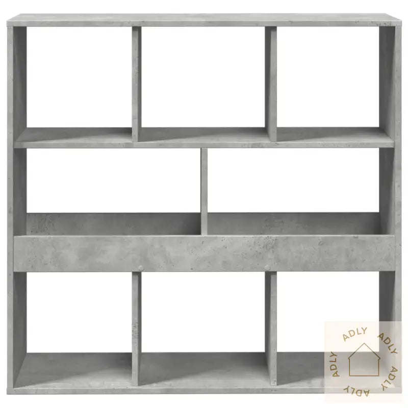 Romdeler Betonggrå 100X33X94,5 Cm Konstruert Tre