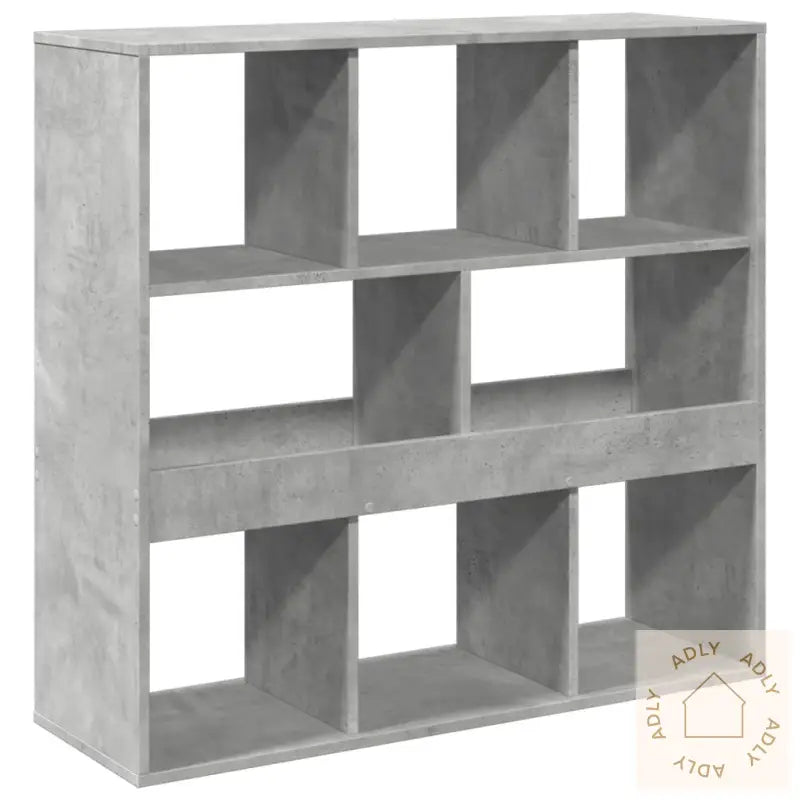 Romdeler Betonggrå 100X33X94,5 Cm Konstruert Tre