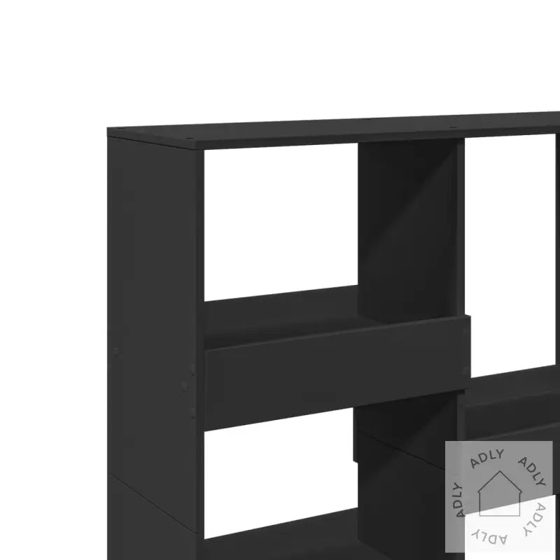 Romdeler Svart 100X33X115 Cm Konstruert Tre