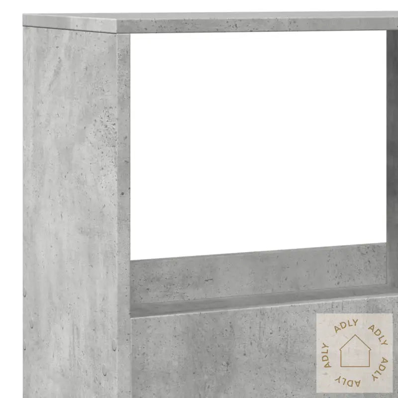 Bokhylle Betonggrå 100X33X155,5 Cm Konstruert Tre