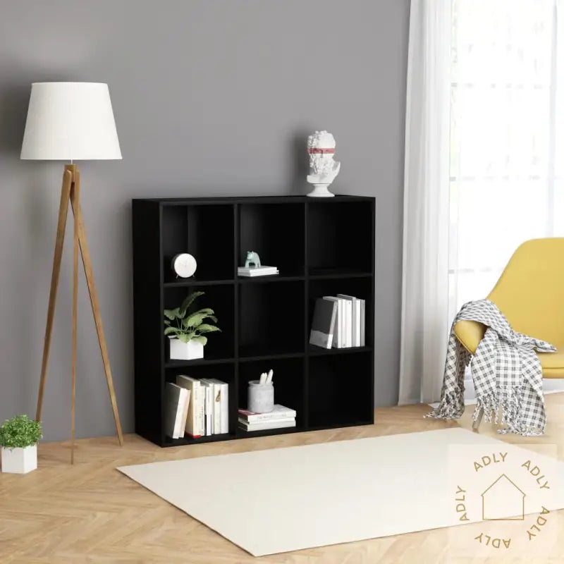 Bokhylle Svart 98X29X97,5 Cm Konstruert Tre