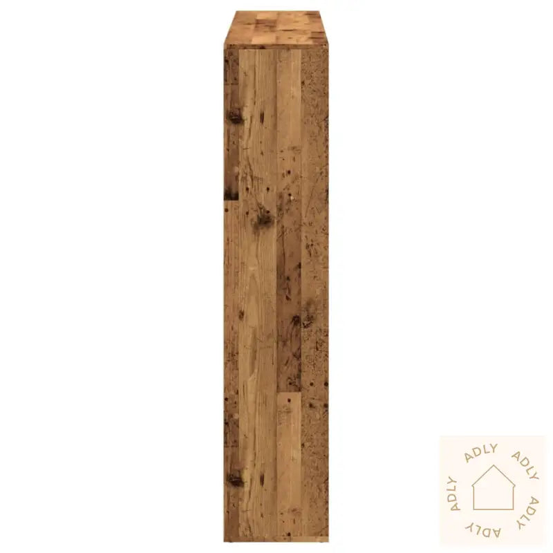 Bokhylle Gammelt Tre 137,5X29X137,5 Cm Konstruert Tre