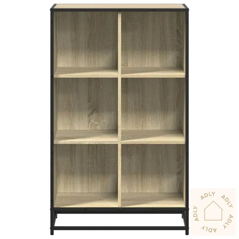 Bokhylle Sonoma Eik 65,5X33X107,5 Cm Konstruert Tre