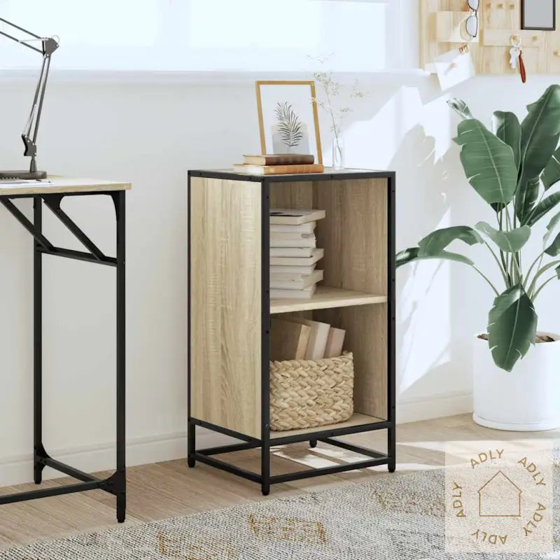 Bokhylle Sonoma Eik 40X35X76 Cm Konstruert Tre