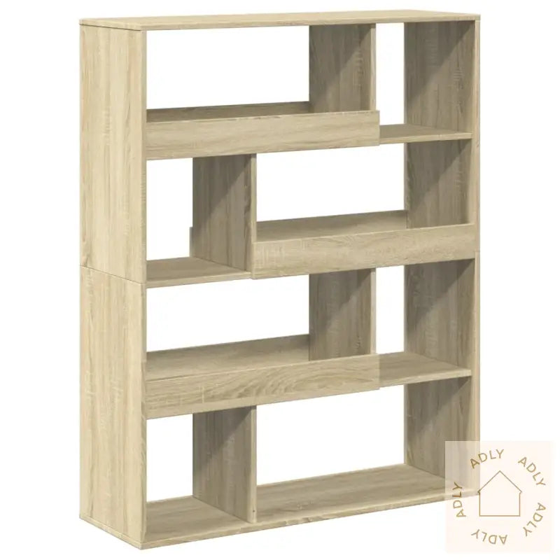 Bokhylle Sonoma Eik 100X33X125,5 Cm Konstruert Tre