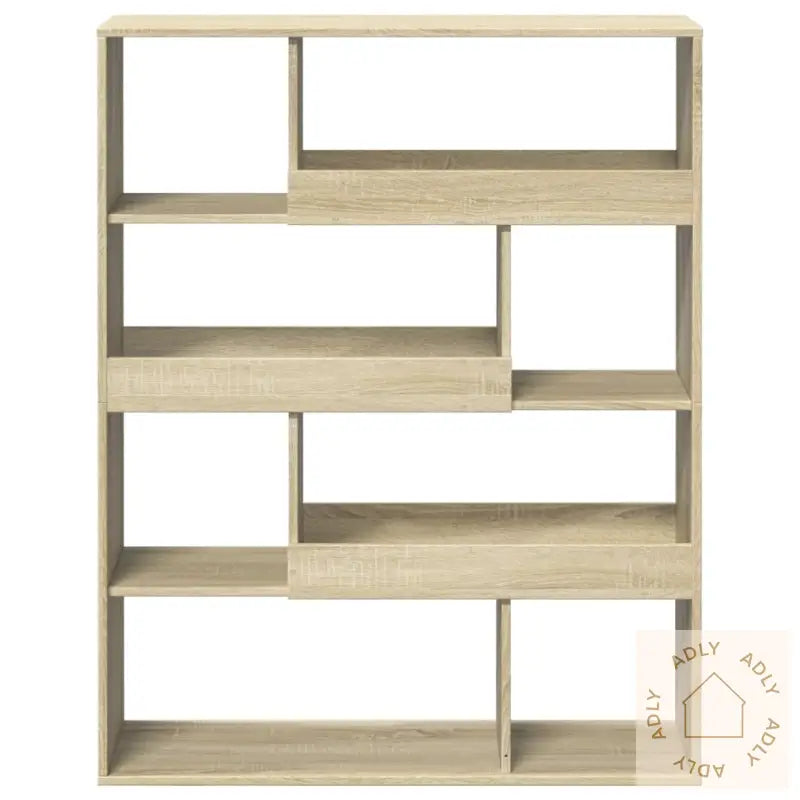 Bokhylle Sonoma Eik 100X33X125,5 Cm Konstruert Tre