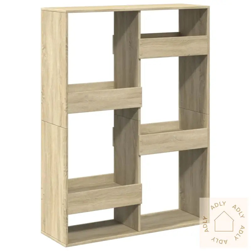 Bokhylle Sonoma Eik 100X33X135 Cm Konstruert Tre