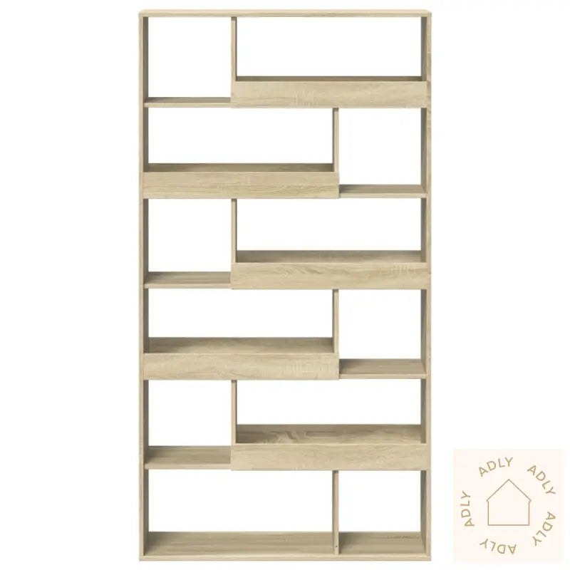 Bokhylle Sonoma Eik 100X33X187,5 Cm Konstruert Tre