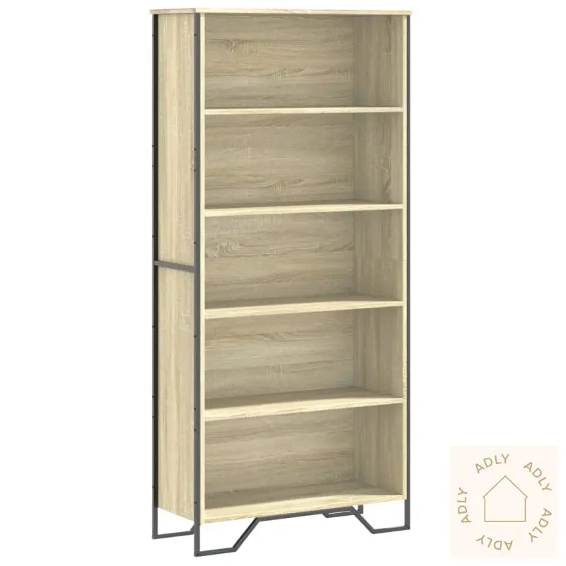 Bokhylle Sonoma Eik 80X31X169 Cm Sponplate