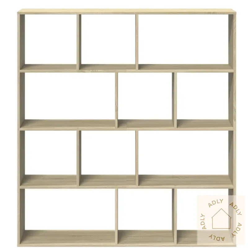 Bokhylle Sonoma Eik 132X29X141,5 Cm Konstruert Tre