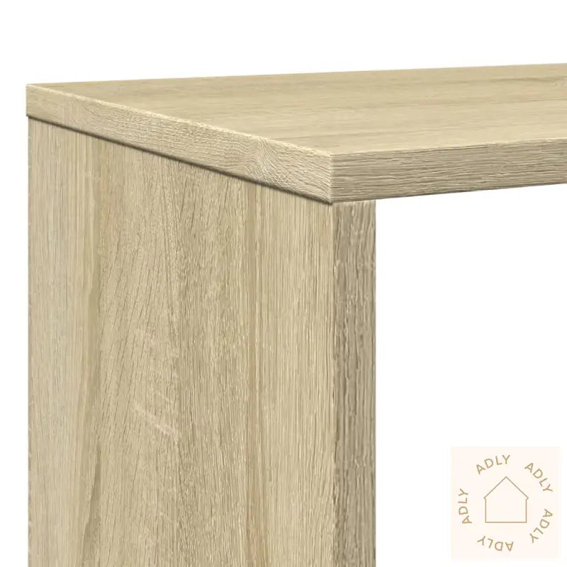 Bokhylle Sonoma Eik 102X29X143 Cm Konstruert Tre