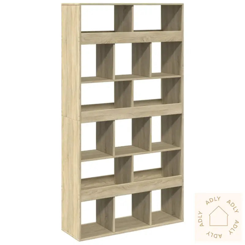 Bokhylle Sonoma Eik 100X33X187,5 Cm Konstruert Tre