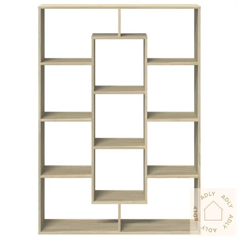 Bokhylle Sonoma Eik 102X29X143 Cm Konstruert Tre
