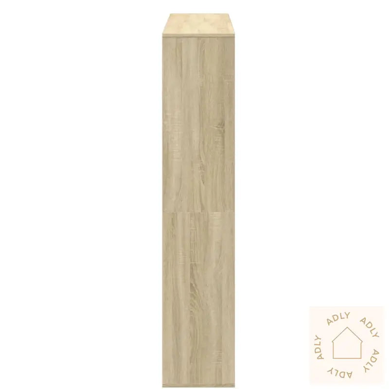 Bokhylle Sonoma Eik 132X29X141,5 Cm Konstruert Tre