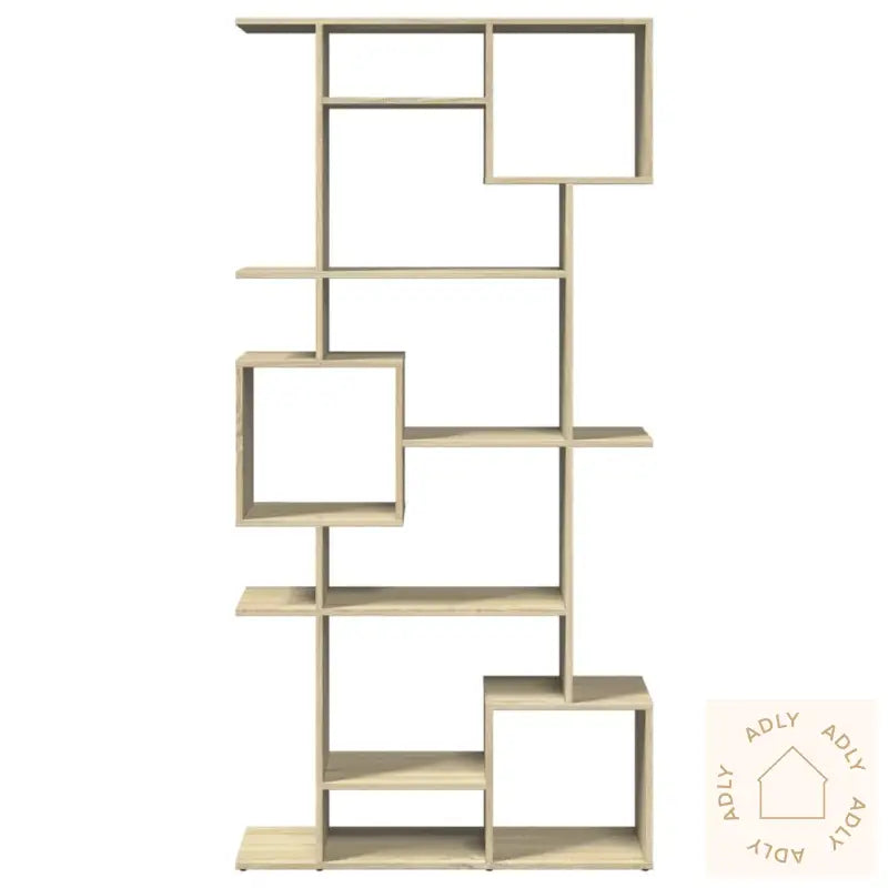 Bokhylle Sonoma Eik 92X29X188 Cm Konstruert Tre